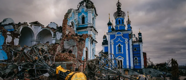 Lights Ablaze from the Ukraine and Russia